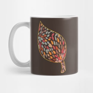 Terra Cotta on Bronze Leaves Mug